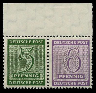 SBZ Westsachsen ZDR Nr Z3014 WZd14 postfrisch WAAGR PAA X7902FE