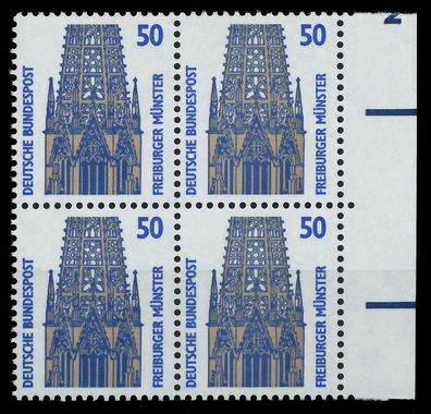 BRD DS Sehenswürdigkeiten Nr 1340Au postfrisch Viererbl X7D038E
