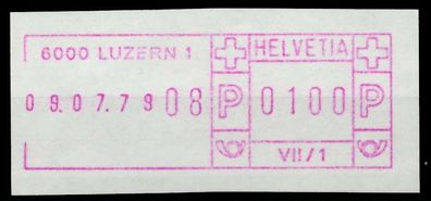 Schweiz Schalterfreistempel Nr SFS1979 LUZERN ungebraucht X7E64FE