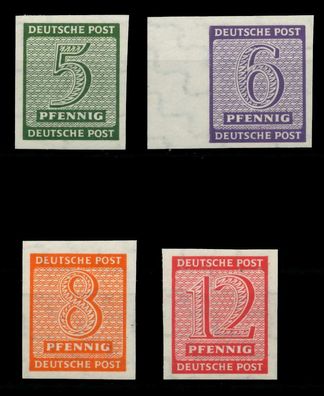 SBZ Westsachsen Nr 116Y-119Y postfrisch X809DB6