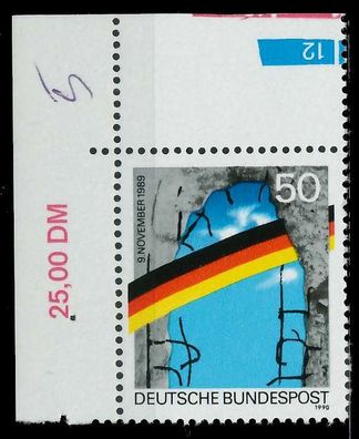 BRD 1990 Nr 1481I postfrisch ECKE-OLI X85C19E