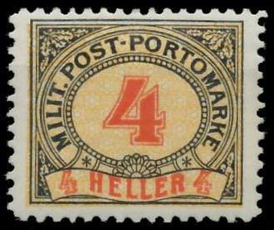 Österreich Bosnien Herzegowina PORTO Nr 4A ungebraucht X742BA6