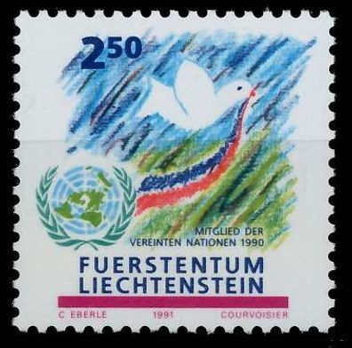 Liechtenstein 1991 Nr 1015 postfrisch X112D56