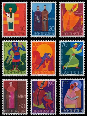 Liechtenstein 1967 Nr 486-494 postfrisch SB07E2A