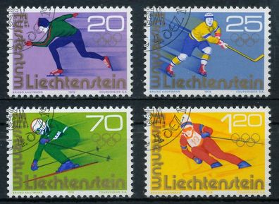 Liechtenstein 1975 Nr 635-638 gestempelt SB460EE