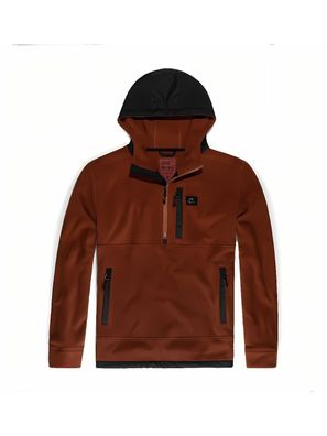 Vintage Industries Fleecepullover Vinson Hollow Fibre Fleece Brick