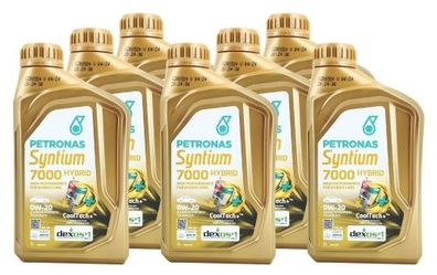 Petronas Syntium 7000 Hybrid 0W-20 SP 7x1 Liter