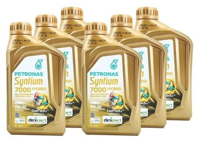 Petronas Syntium 7000 Hybrid 0W-20 SP 6x1 Liter