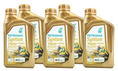 Petronas Syntium 7000 Hybrid 0W-20 SP 5x1 Liter