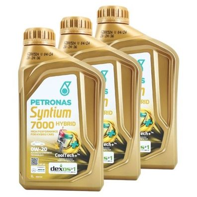 Petronas Syntium 7000 Hybrid 0W-20 SP 3x1 Liter