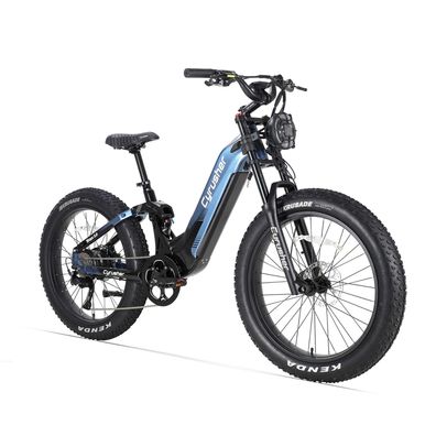 Cyrusher Trax 2.0 vollgefedertes all-terrain-e-bike,26x4,0",250W,90Nm,90km Reichweite