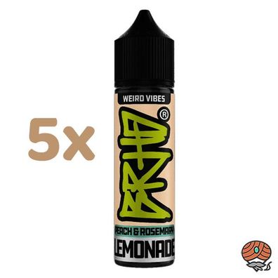 BRHD Barehead Weird Vibes Peach & Rosemary Lemonade, Longfill Aroma 5x 10ml