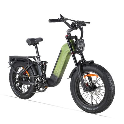 Cyrusher Kommoda 3.0 20"low-span full-suspension elektrofahrrad,7-gang,48V250W,85 Nm
