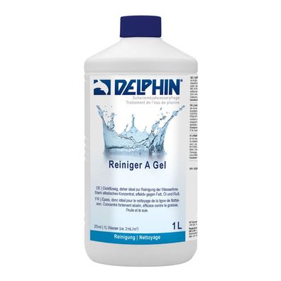 Delphin Reiniger A Gel 1 L Schwimmbadreiniger Folienreiniger Beckenrand
