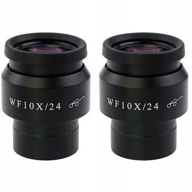 Rosfix Weitwinkel-Okular WF10X/24 – 30 mm Ø | Sichtfeld 24 mm, 2 Stück