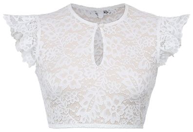Dirndlbluse Amlach ecru