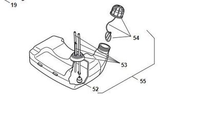Alpina Benzintank Tank Motorsense Star 31 original Ersatz ( 4252770