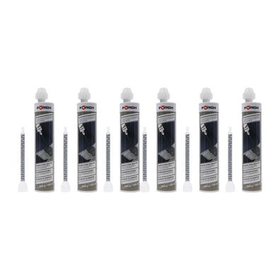 6x FOERCH Schwemmzinnersatz 2K INKL Statikmischer 0.265 KG Ausbesserung Metall