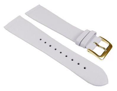 Minott Uhrenarmband Kalbsleder weiß passend zu Skagen/Boccia 23102G