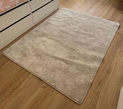 Wohnteppich Teppich Wohnzimmerteppich Wohnzimmer 120 x 160 cm grau beige NEU&OVP