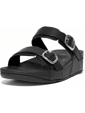 FitFlop Damen Sandalen Lulu Adjustable Slide-Leather ES7