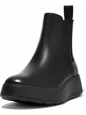 FitFlop Damen Stiefel F-Mode Leather Flatform Chelsea Boots FH4