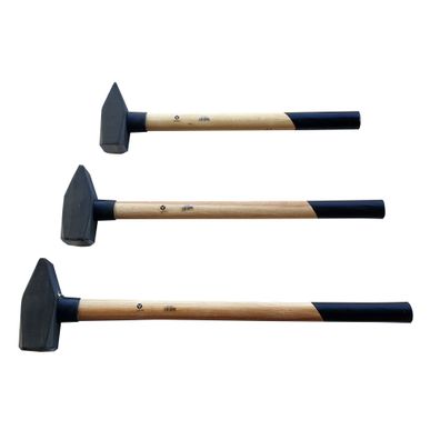 Schlosserhammer Hammer Vorschlaghammer Hickorystiel 3 tlg Set 3/4/5kg je 1 Stück