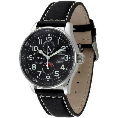 Zeno-Watch - Armbanduhr - Herren - Chrono - X-Large Pilot Dual-Time - P5-a1