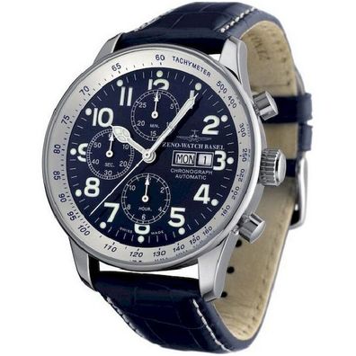 Zeno-Watch - Armbanduhr - Herren - Chrono - X-Large Pilot - P557TVDD-b4