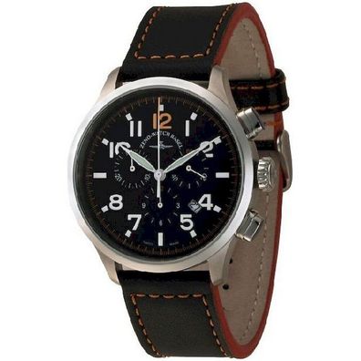 Zeno-Watch - Armbanduhr - Herren - Retro Tre Pilot Chrono - 6302-5030Q-a15
