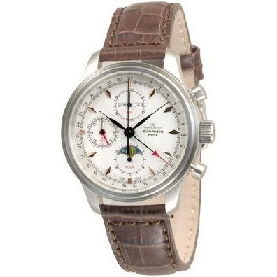 Zeno-Watch - Armbanduhr - Herren - NC Retro Chrono Fullcalendar 9557VKL-g2-N1