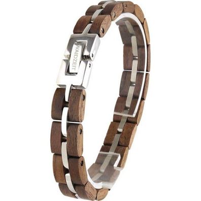 Element Armband Waidzeit Walnuss silberfarben - EL-W02