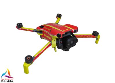 DJI Mini 5 Pro - Skin - Design: DLRG - inkl. 6x Batterie- und RC-N3 + RC2 Folie