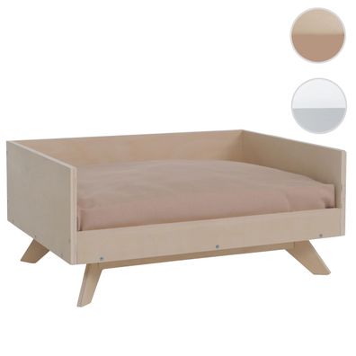 Tierbett HWC-Q64, Haustierbett Katzen-/Hundebett Tierliege, Holz 32x72x50cm