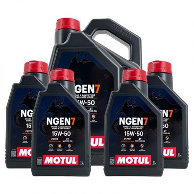 Motul Ngen 7 15W-50 4T 4 + 4 Liter