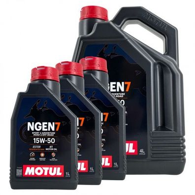 Motul Ngen 7 15W-50 4T 4 + 3 Liter