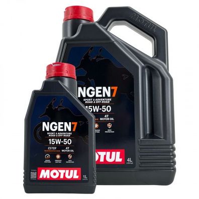 Motul Ngen 7 15W-50 4T 4 + 1 Liter