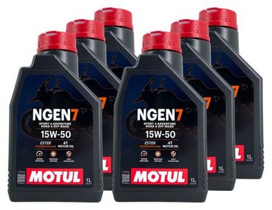 Motul Ngen 7 15W-50 4T 6x1 Liter