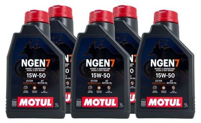 Motul Ngen 7 15W-50 4T 5x1 Liter