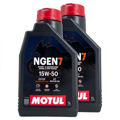 Motul Ngen 7 15W-50 4T 2x1 Liter