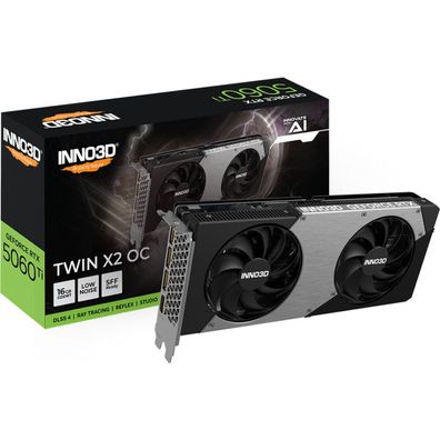 Inno3D RTX5060 TI Twin X2 OC, 16GB GDDR7 HDMI 3xDP