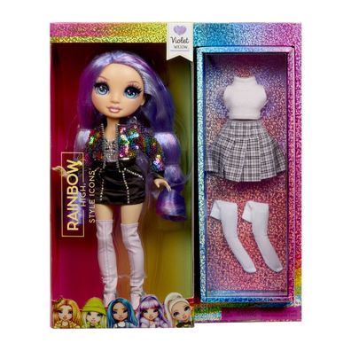 Rainbow High Style Icons Fashion Dolls Violette Puppe