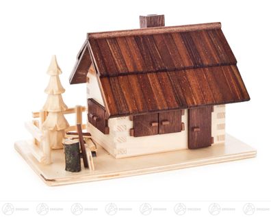 Räuchermann Räucherhaus Rothenthaler Hütte BxHxT 18cmx12 cmx12 cm NEU Erzgebirge