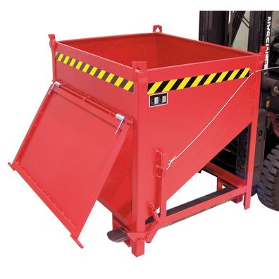 Bauer Silobehaelter SGK 75, lackiert, Feuerrot