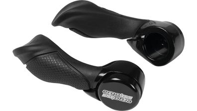 Ergotec Bar Ends "Multiflex" SB-verpackt, Aluminiu schwarz