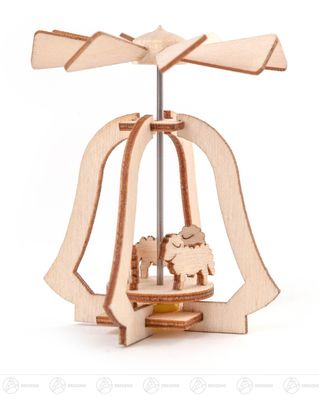 Pyramide Mini-Wärmespiel Schaf H=ca 5 cm NEU Erzgebirge Tischpyramide
