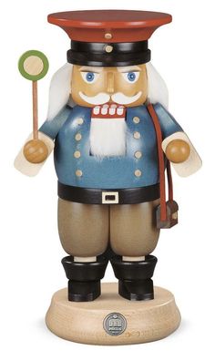 Nutcracker Nussknacker Eisenbahner (BxH):12x23cm NEU Weihnachten Seiffen