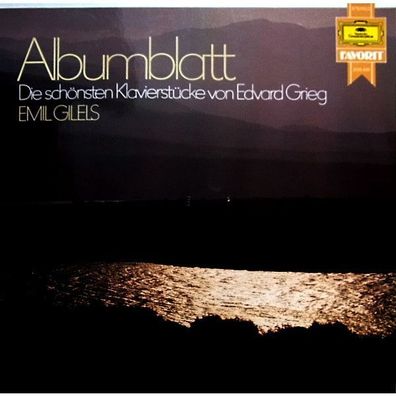 Deutsche Grammophon 2535 620 - Edvard Grieg, Emil Gilels - Albumblatt - Die Sch?