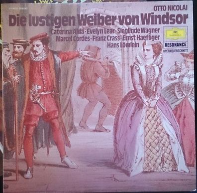 Deutsche Grammophon 2535 307 - Otto Nicolai, Caterina Alda, Evelyn Lear, Sieglin