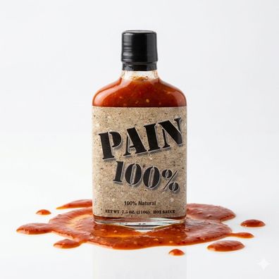 Juan Schmerz 100% Scharfe Soße - 210.0g